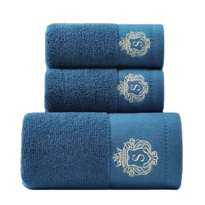 Factory Direct Sale Towel Set 100% Cotton Thicker Plus Soft Absorbent High grade Bath Towel Set Kitchen Towel Set