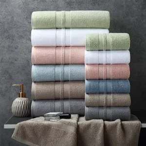 Factory Direct Sale Towel Set 100% Cotton Thicker Plus Soft Absorbent High grade Bath Towel Set Kitchen Towel Set