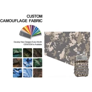Factory Direct Sale Waterproof Camouflage Textile 600D Polyester Oxford Pvc Fabric for Outdoor Bag