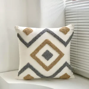 Factory Direct Sale Zipper Easy Insert Decorative Throw Pillow Covers Sofa Cushion Custom Color Throw Pillow