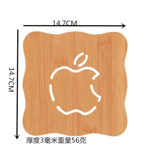 Factory Direct Sale of Wooden Material Placemats and Table Mats Heat Insulation and High Temperature Resistant