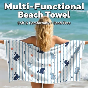 Factory Direct Sales Accept Customized New Ultra fine Fiber Quick Drying Absorbent Bath Towels Swimming Portable Beach Towels