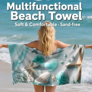 Factory Direct Sales Accept Customized Ultra fine Fiber Beach Swimming Quick Drying Portable Beach Towels