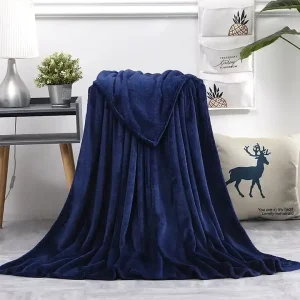 Factory Direct Sales Custom 100% Polyester Eco Friendly OEKO TEX Certified Warm Thick Flannel Blanket