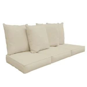 Factory Direct Sales Customized Outdoor Waterproof and Sunscreen Sofa Cushions Removable and Washable Sofa Cushions Pillows