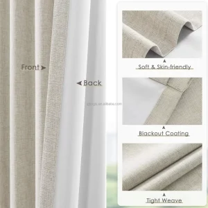 Factory Direct Sales Pink Pinch Pleat Thermal Insulated 2 Panels Set Balloon Curtain Blackout Modern Bedroom Living Curtains