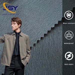 Factory Direct Sales Polyester Fabric Waterproof And Anti static Suitable For Pants Casual Jackets
