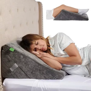 Factory Direct Sales Reading in Bed Pillows Smart Neck and Back Relief Wedge Pillow for Headboard