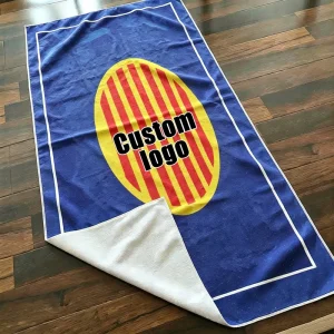 Factory Direct Sales Thick Microfiber Fabric Beach Towel Customized Designs Supported Beach Towel