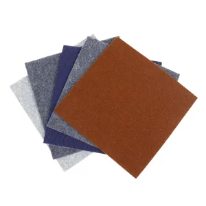 Factory Direct Self Adhesive Polyester Carpet Tile Anti Slip Wear Resistant for Home and Commercial Decoration