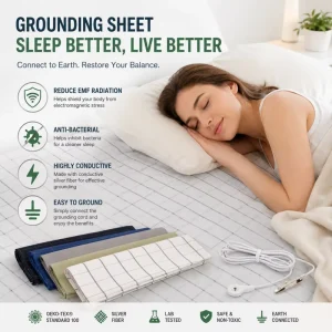 Factory Direct Selling Grounding Anti Static Anti Bacterial Silver Cotton Fabric for Earthing Bed Sheets