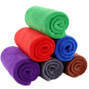 Factory Direct Soft Polyester Absorbent Hand Towel & Dishcloths Eco-Friendly Kitchen Accessories 30x30cm Cloth Supplies
