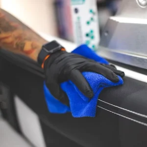 Factory Direct Solid Color Edgeless Microfiber Car Wash Towel for Car Cleaning and Washing