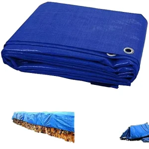 Factory Direct Stock Waterproof 100% Acrylic Technical Fabric Stain Resistant Heavy Duty HDPE Knitted Warp Microfiber Fabric Tarpaulin Moisture Absorbent PE Coated