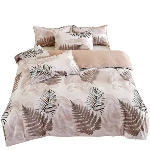 Factory Direct Super King All Season Home Adult Comfort Bedding Set Double Fitted 100% Polyester Woven Geometric