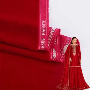 Factory Direct Superior Quality Super Soft Woven Solid Wine Red 100% Polyester Korea Velvet 5000 9000 Fabric for Sale