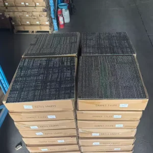 Factory Direct Supply 100% Nylon Carpet Tiles Tufted Commercial Office Carpet Squares 50x50cm