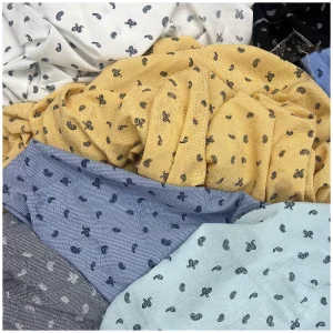 Factory Direct Supply 150cm Embroidery Fabric Roll Woven Anti-Pilling 100% Polyester Fabric for Clothing