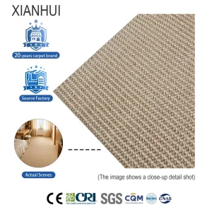 Factory Direct Supply Durable Scratch Resistant Sisal Carpet for Household and Retail Store Anti Cat Claw