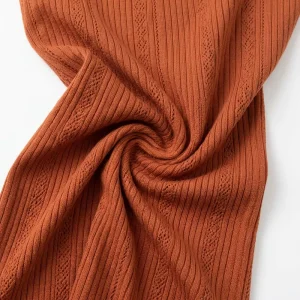 Factory Direct Textured Loop Stripe Fabric Soft Durable Knitted Material for Fashion Garments Home Decor DIY Crafts