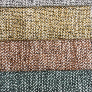 Factory Direct Thick Nordic Chenille Sofa Fabric Waterproof Woven Home Textile for Plain Sofa Cover Pillow Decorative Fabric