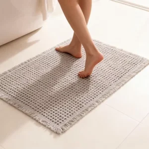 Factory Direct Turkish Waffle Bath Mat Premium Weave Shower Floor Rug