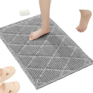 Factory Direct Waffle Bath Mat Quick Dry Bathroom Rug for Spa Turkish Style