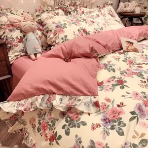 Factory Disperse Printed Fabric 100% Polyester Microfiber Home Textile Bedding Set High Quality