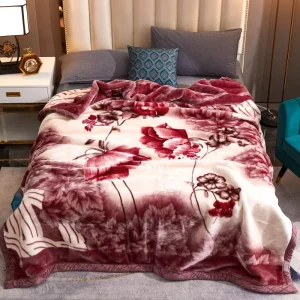 Factory Double Layer Fleece Bed Throw Blanket Cozy Thick Polar Warm Sherpa Blankets for Bed