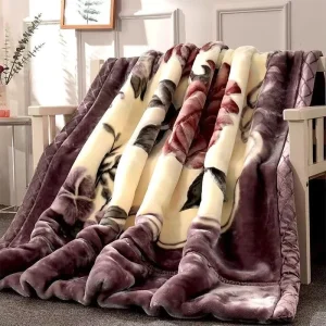 Factory Double Layer Thick Super Soft Mink 8 kg Luxury Raschel Blanket Manunfacture in India by Avior