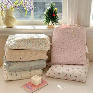 Factory Duvet 130gsm Cover Set with Sheet Comforter Covers Pillowcases Floral Print Brushed Home Bedding Set