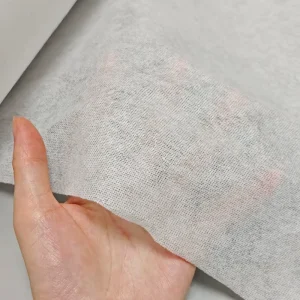 Factory Eco Friendly Breathable 30Gsm 33Gsm 35Gsm Mesh Nonwovens 100% Cotton Spunlace Nonwoven Fabric