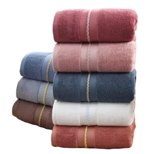 Factory Factory Selling Bamboo Fiber 70*140 Long Staple Cotton Bath Towel Hotel Towel