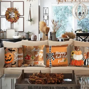 Factory Fall Festival Soft Sofa Digital Printed Throw Pillow Covers for Home Decor