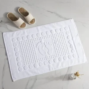 Factory Foot Towel Carpet Non-slip Bathroom Cotton Hotel Spa Shower Bathtub Mats