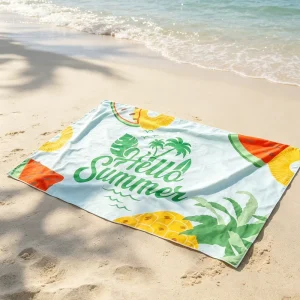 Factory High Absorbent Beach Towel Customized Oversize Sand Free Quick Drying Soft Microfiber Beach Towel
