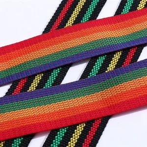 Factory High Quality PP Webbing Custom Colorful Polypropylene Webbing for Bags