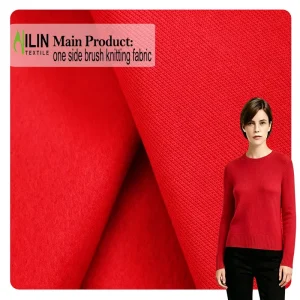 Factory High Quality Plain Dyed One Side Brushed 100% Polyester Tricot Super Poly Fleece Fabric