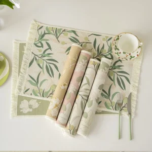 Factory High Quality Printed Placemats Resistant Waterproof Decorative Placemats