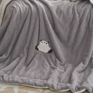 Factory High Quality Solid Color Polyester Teddy Fleece Fabric Teddy Bear Fur Fabric for Blanket