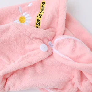 Factory High quality Coral Fleece Hair drying Cap Super Absorbent Suitable for Spa and Hotel