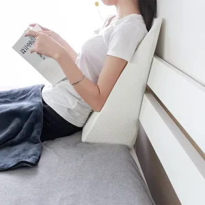 Factory Hot Selling Orthopedic Cervical, Comfort Bed Sleeping Wedge Leg Rest Pregnancy Neck Back Support Cozy Reading Pillow