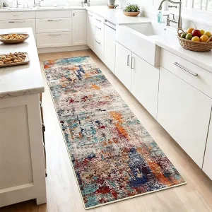Factory Indoor Modern Carpet Washable Custom Runner Area Rug for Hallway Kitchen Bedroom Living Room Entryway
