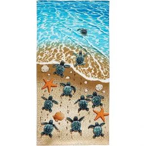 Factory Jacquard Microfiber Beach Towel with Custom Logo Sun Proof & Quick Dry Luxury Soft