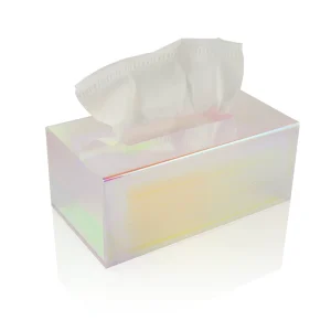 Factory Kitchen Accessories Acrylic Tissue Box Organizers Dryer Sheets Napkins for Wedding Decoration