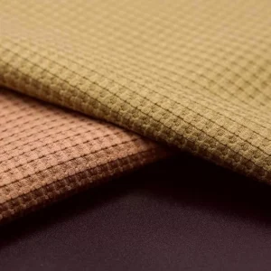 Factory Knitted Polyester Dyed Light Skinny Breathable Moisture-Absorbent Double Faced 152GSM Kro Star Texture Fabric
