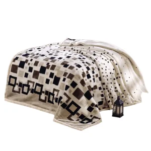 Factory Korean Style Mink Super Soft 2 Ply Raschel Bed Blanket Heavy Winter Wearable for Spain