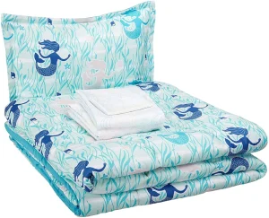 Factory Little Mermaid Kids Cartoon Girls Quilt Bedding Sets Eco-Friendly Comforter Set Sheet Set