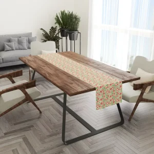 Factory Made Solid Pattern Modern Customizable Polyester Table Runner Home Use Compliance Christmas Promotion Knitted Technics