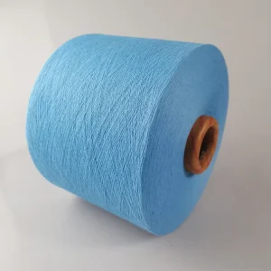 Factory Manufacture 40/1 Blended Cotton Yarn Regenerated Polyester And Organic Cotton Spun Yarn For Knitting And Crochet